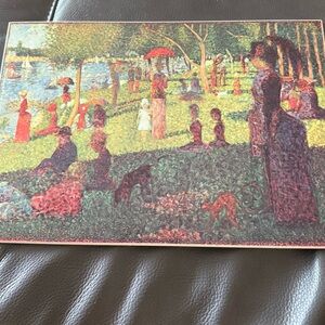 Reprint on wood Seurat painting 8”x 11”